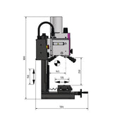 Optimum OPTImill Bohr-Fräsmaschine MH 15V - Art. 3338110