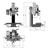 Optimum OPTImill Bohr-Fräsmaschine BF 20LVario - Art. 3338122