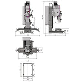 Optimum OPTImill Bohr-Fräsmaschine MH 35V - Art. 3338171