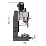 Optimum OPTImill Bohr-Fräsmaschine MB 4D - Art. 3338448