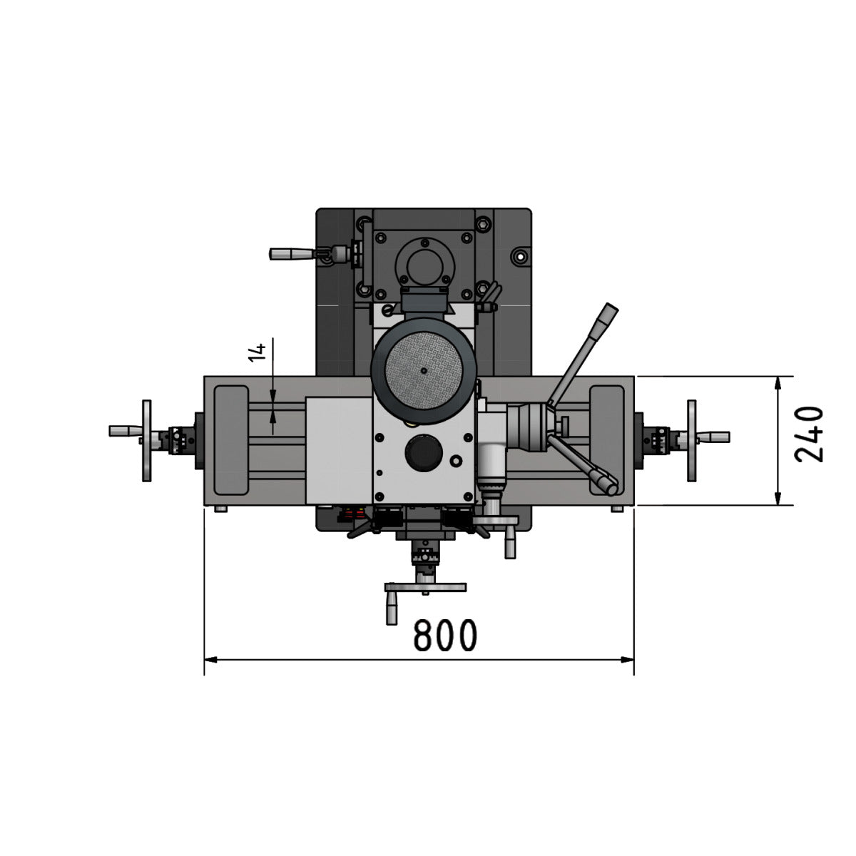 Optimum OPTImill Bohr-Fräsmaschine MB 4 - Art. 3338451