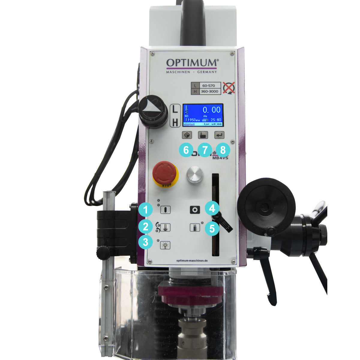 Optimum OPTImill Bohr-Fräsmaschine MB 4SV - Art. 3338458