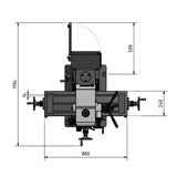 Optimum OPTImill Bohr-Fräsmaschine MB 4SV - Art. 3338458