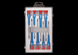 KING TONY Profi-Werkzeuge - Schlitz- und PHILLIPS®-Präzisions-Schraubendreher-Set - 8 tlg. 32118MR