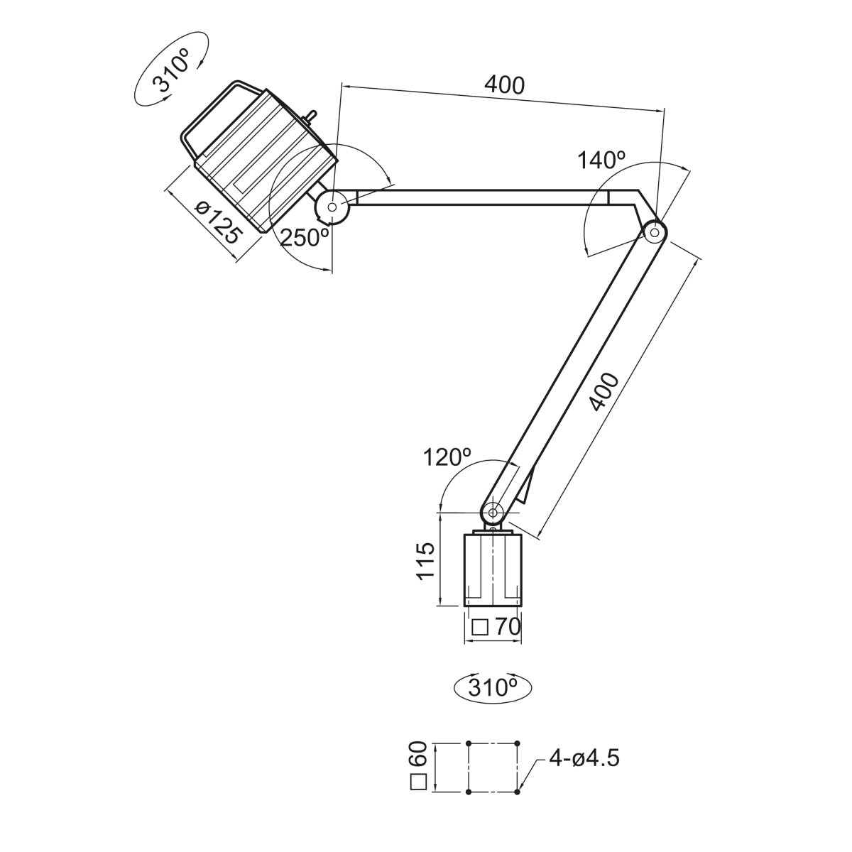 Optimum LED Maschinen- und Werkstattleuchte MWG 6-720 - Art. 3351053
