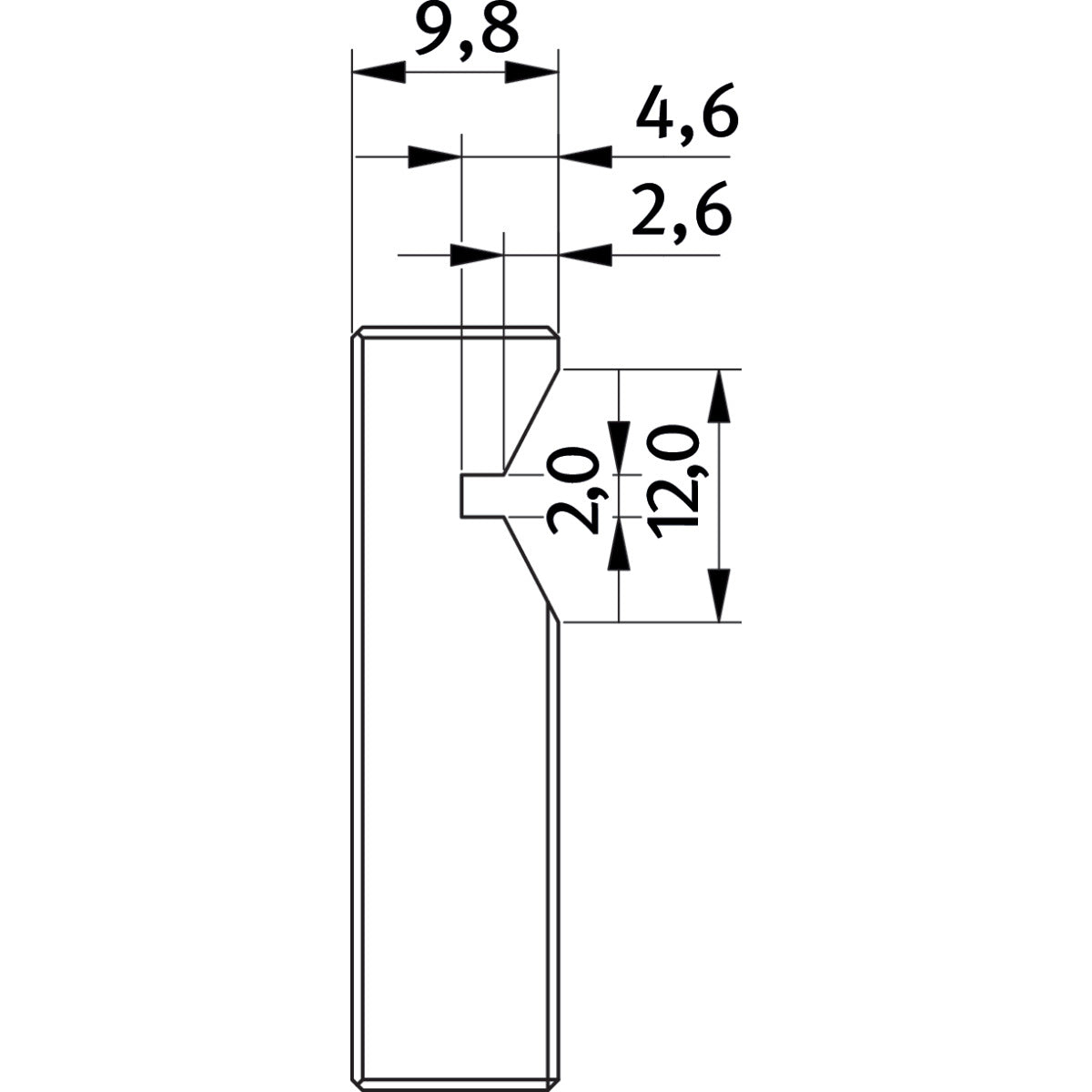 Optimum Prismenbacke für FMS 100 - Art. 3354102