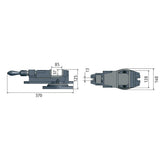 Optimum Präzisions-Maschinenschraubstock FMS 125 - Art. 3354125
