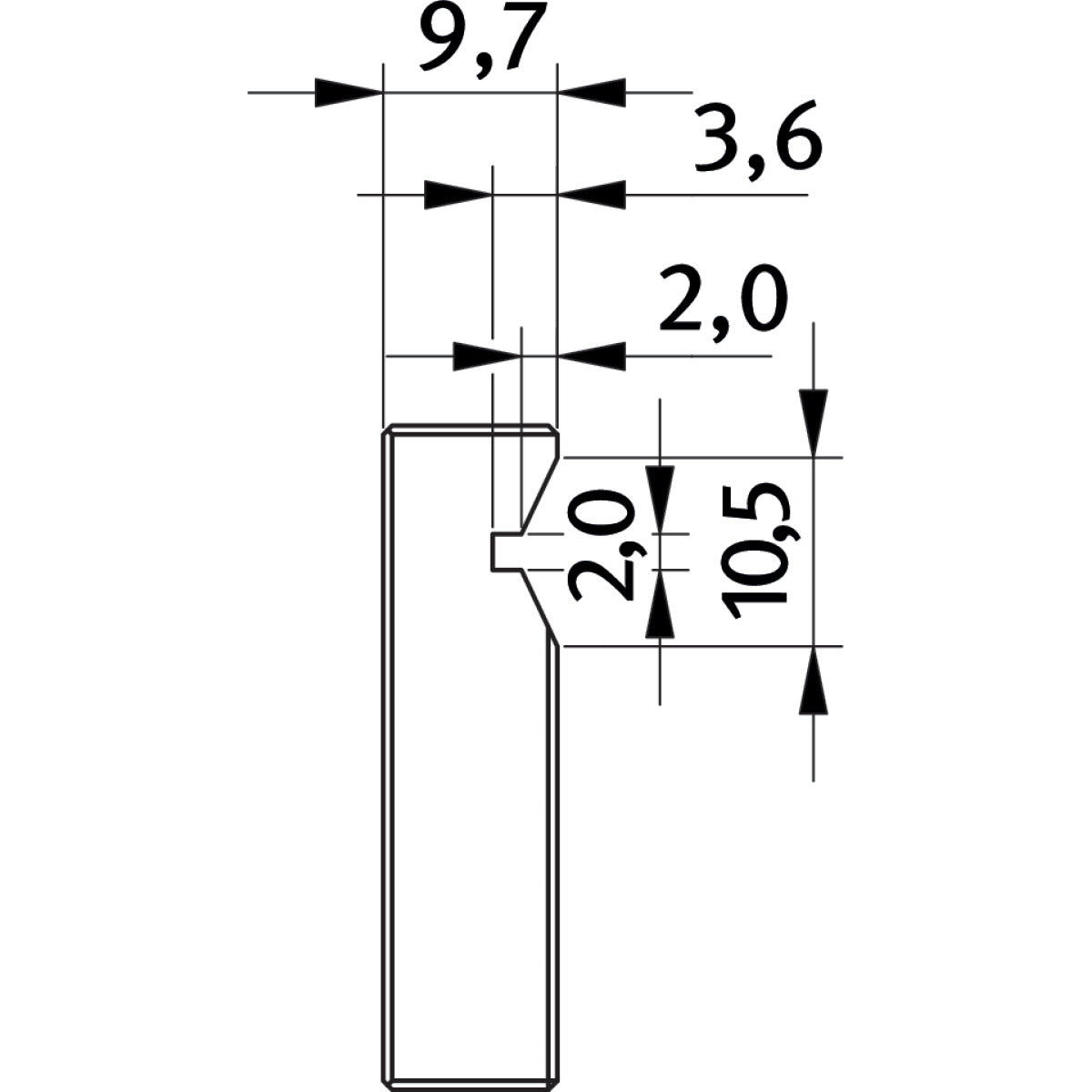 Optimum Prismenbacke für FMS 125 - Art. 3354127