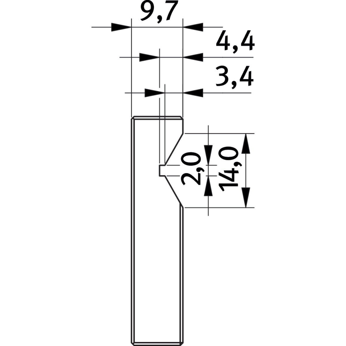 Optimum Prismenbacke für FMS 150 - Art. 3354152