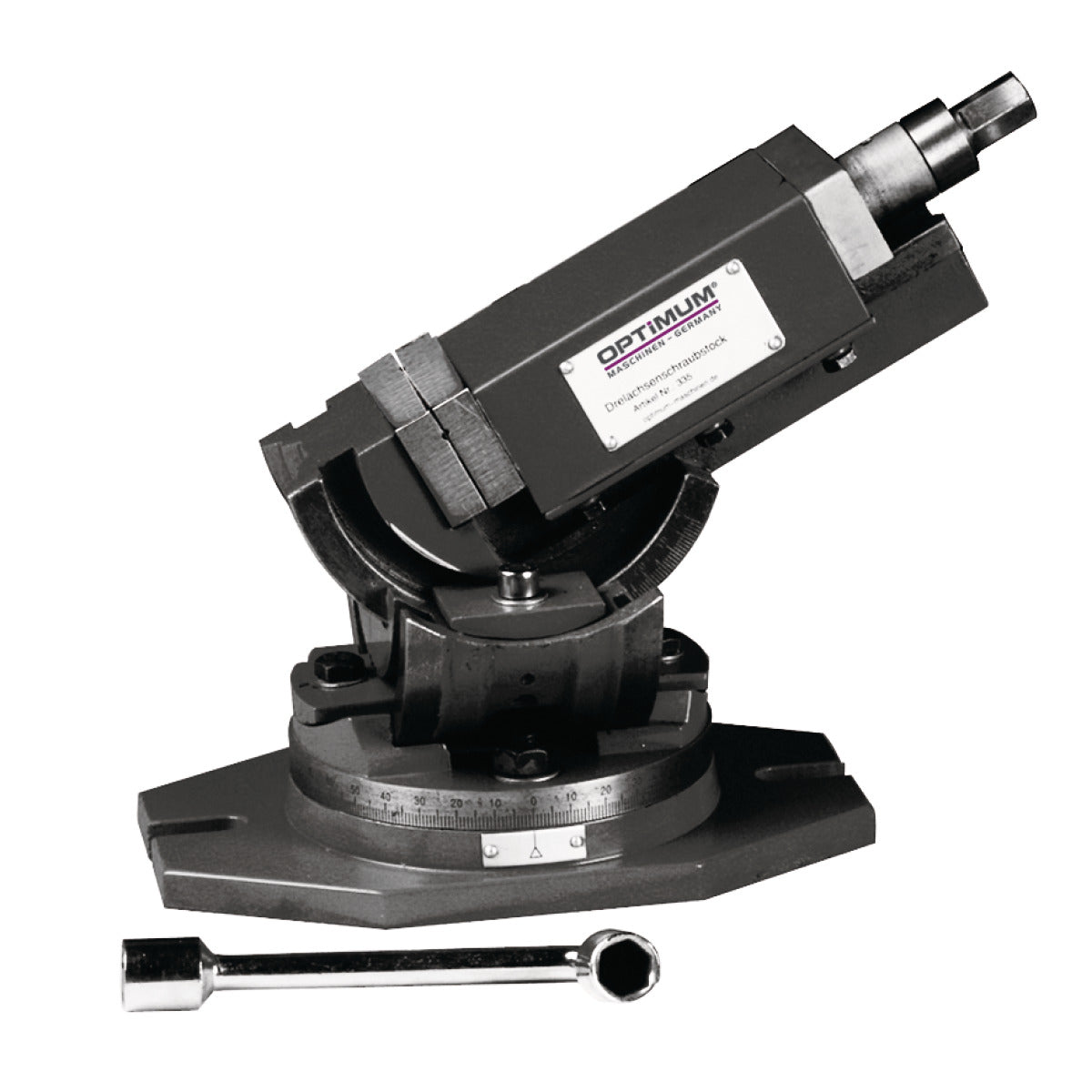 Optimum Dreiachsenschraubstock MV3-75 - Art. 3354175