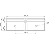 Optimum Prismenbacke für FMS 200 - Art. 3354202