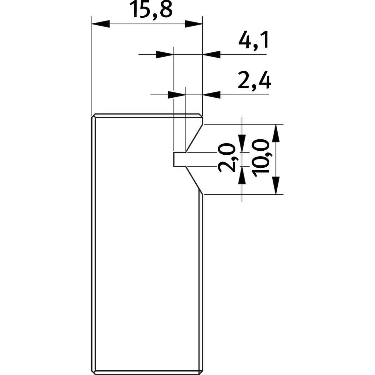 Optimum Prismenbacke für HMS 100 - Art. 3355102