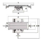 Optimum Kreuztisch KT 179 - Art. 3356596