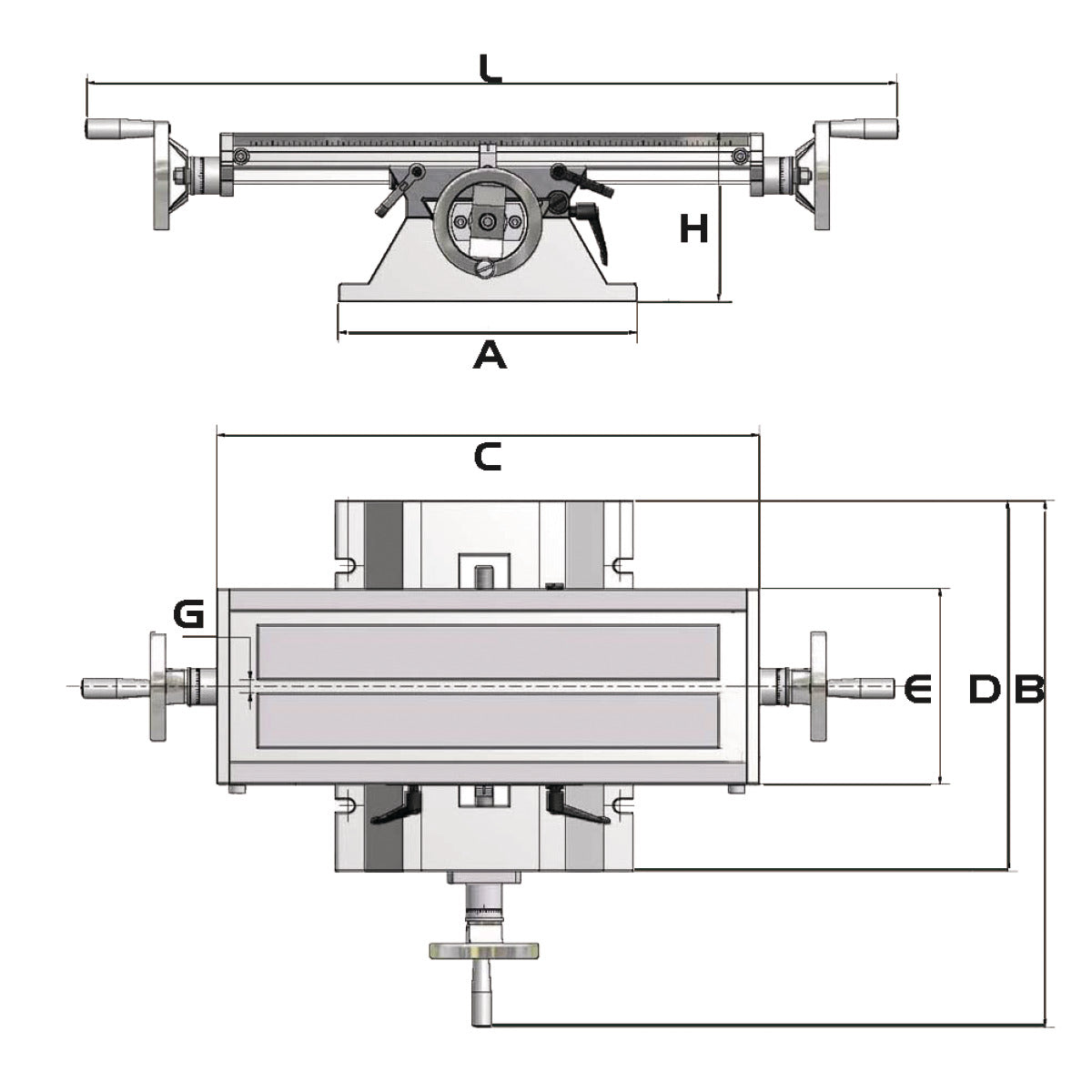 Optimum Kreuztisch KT 180 - Art. 3356591