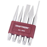 Kraftwerk Meissel-Splintentrreiber-Durchschlag-Satz, 5-tlg