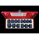 KING TONY Profi-Werkzeuge - 1/2" Kraft-Steckschlüssel-Set - 14 tlg. 4414MP