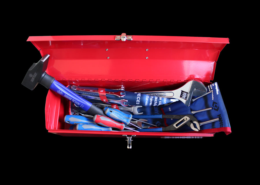 KING TONY Profi-Werkzeuge - Komplette Werkzeugkiste - 26 tlg. 902A026MR