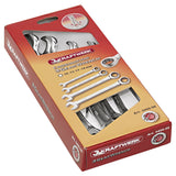 Kraftwerk PRO LINE CLICKRAFT Ringratschen-Maulschlüssel Set, 10 - 19 mm, 4-tlg