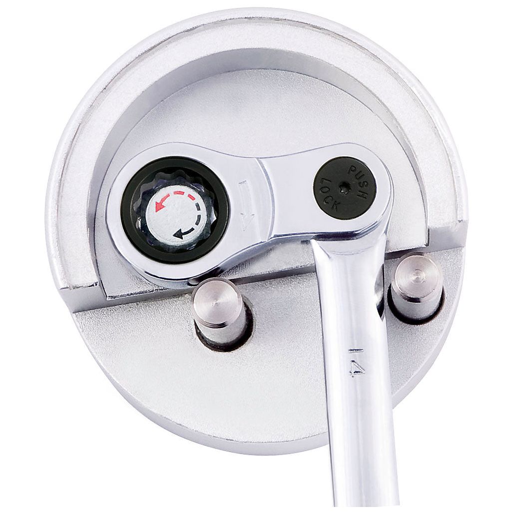 Kraftwerk PRO LINE ANGLE CLICKRAFT Ringratschen-Maulschlüssel, abwinkelbar, 17 mm