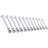 Kraftwerk PRO LINE FLEX CLICKRAFT Ringratschen-Maulschlüssel Set, flexibel, 8 - 19 mm, 12-tlg