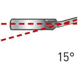 Kraftwerk PRO LINE CLICKRAFT Ringratschen-Maulschlüssel, umschaltbar, 8 mm