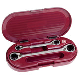 Kraftwerk PRO LINE 8-in-2 Doppel-Ringratschenschlüssel, umschaltbar, 8 - 19 mm, 2-tlg