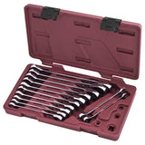 Kraftwerk PRO LINE CLICKRAFT Ringratschen-Maulschlüssel Set, umschaltbar, 8 - 19 mm, 12-tlg