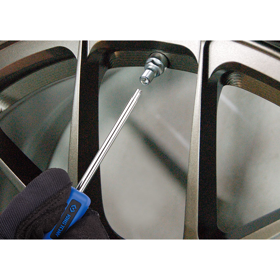 KING TONY Profi-Werkzeuge - Reparaturset für Reifendruckkontrollsysteme (TPMS) - 11 tlg. 9BK51E