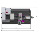 Optimum Drehmaschine OPTIturn TU 2406 (400 V) - SM-3420353