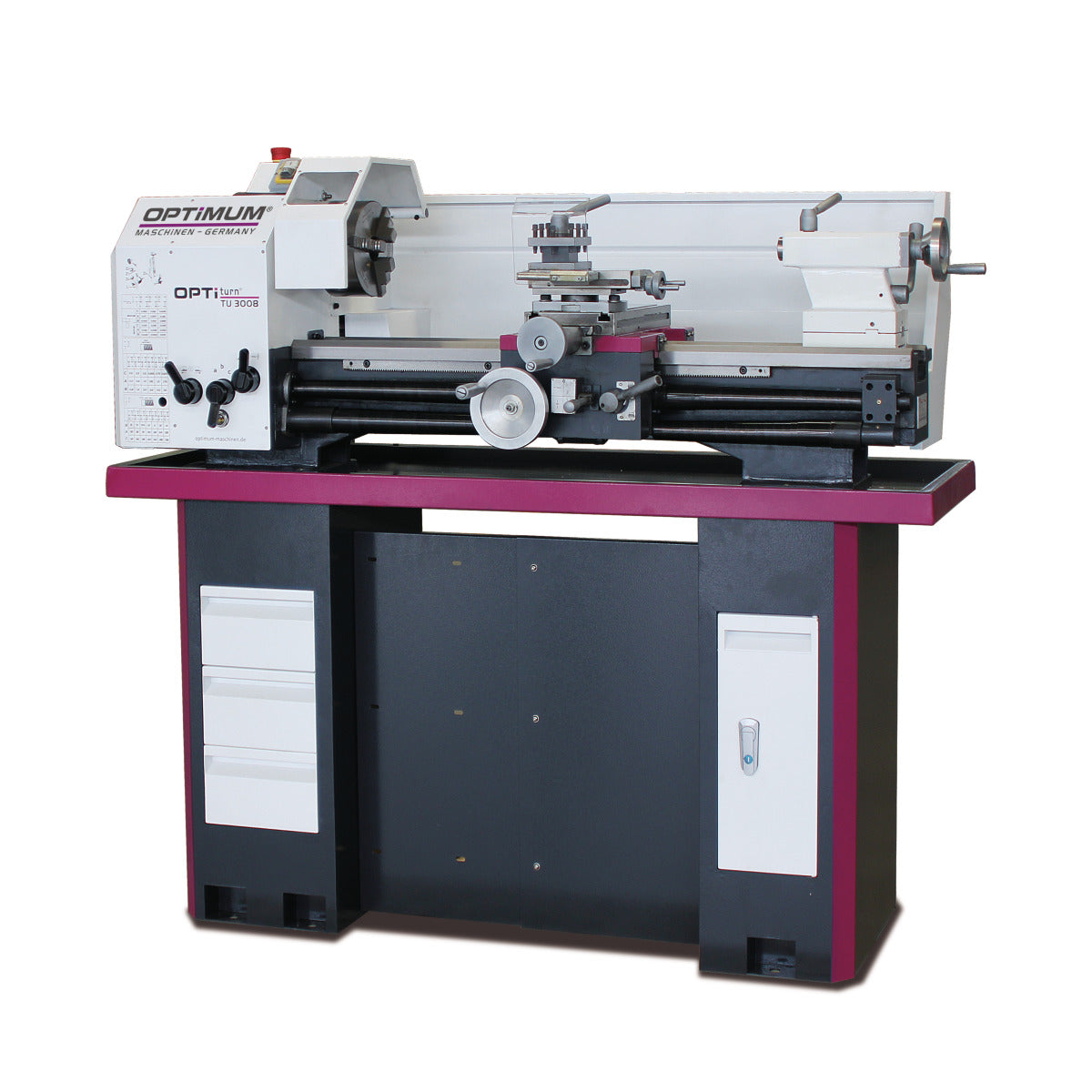 OPTIMUM Leit- und Zugspindel-Drehmaschine OPTIturn TU 3008 SM-3427200
