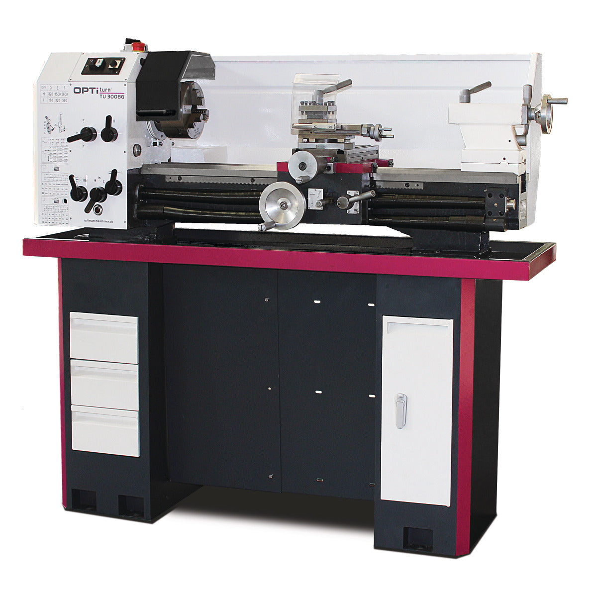 Optimum Leit- und Zugspindel-Drehmaschine OPTIturn TU 3008G - SM-3427210