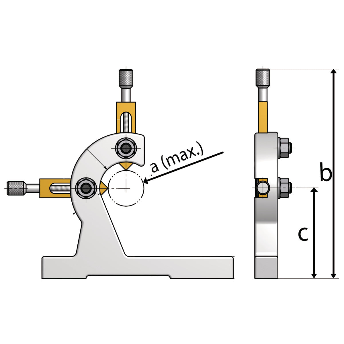 Optimum Mitlaufende Lünette Ø max. 34 mm für TU 2304 - SM-3440360