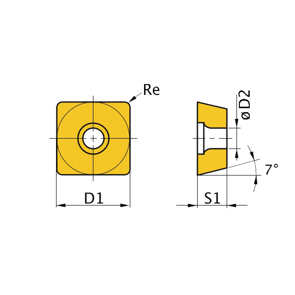 OPTIMUM HM-Ersatzwendeplatten  ISO SCMT09T304, Version 1 SM-3441280