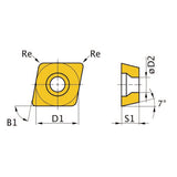 Optimum HM-Ersatzwendeplatten ISO CCMT09T304 - SM-3441282