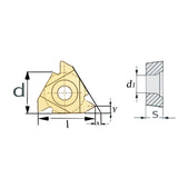 Optimum HM-Ersatzwendeplatten ISO 16IR A60 - Art. 3441727