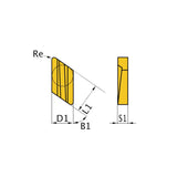 Optimum HM-Ersatzwendeplatten ISO KNUX160405R - SM-3441754