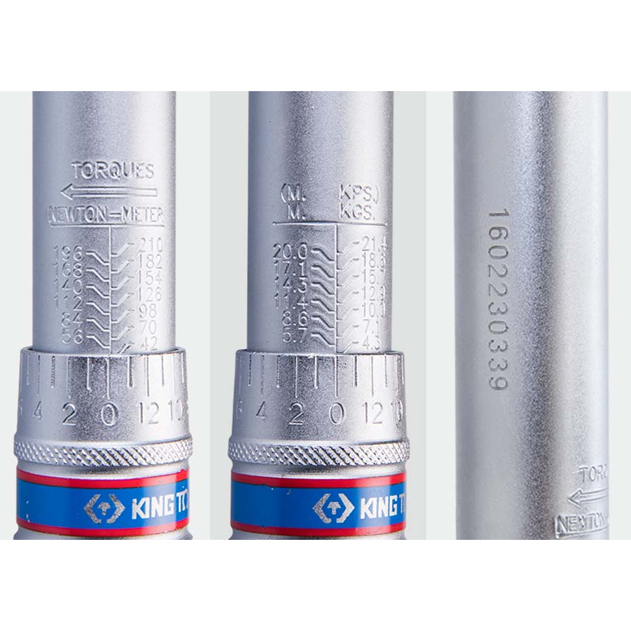 KING TONY Profi-Werkzeuge - Profi Drehmomentschlüssel Fixierte Ratsche 1/4" 342231A