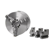 Optimum Dreibackendrehfutter zentrisch spannend Ø 160 mm Camlock DIN ISO 702-2 Nr. 4 - SM-3442761