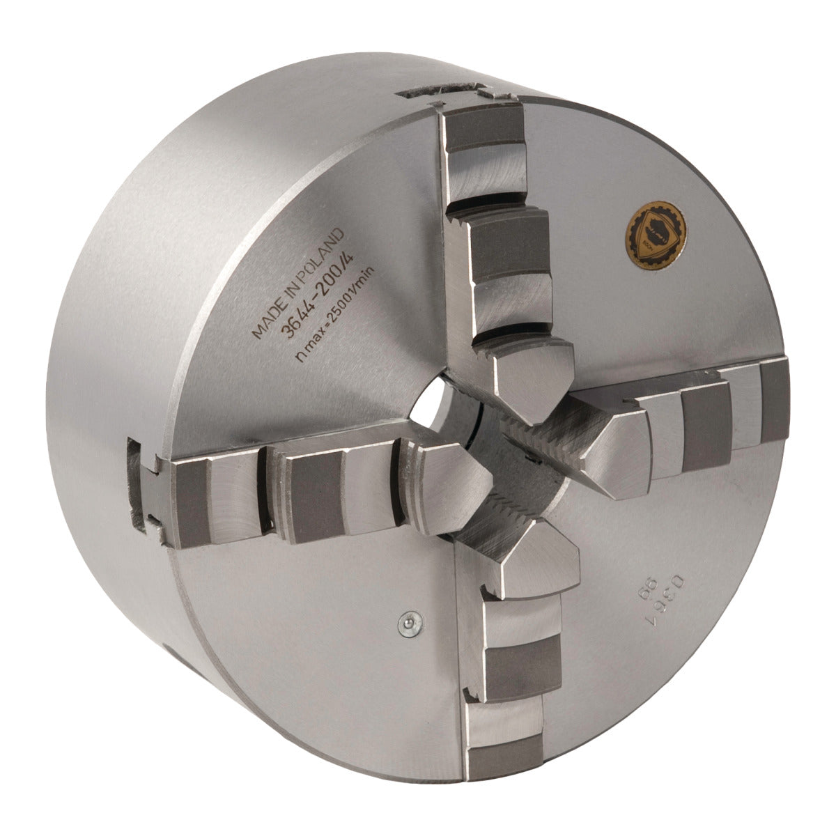 Optimum BISON Vierbacken-Drehfutter Guss Camlock, zentrisch spannend Ø 160 mm DIN ISO 702-2 Nr. 4 - Art. 3450355