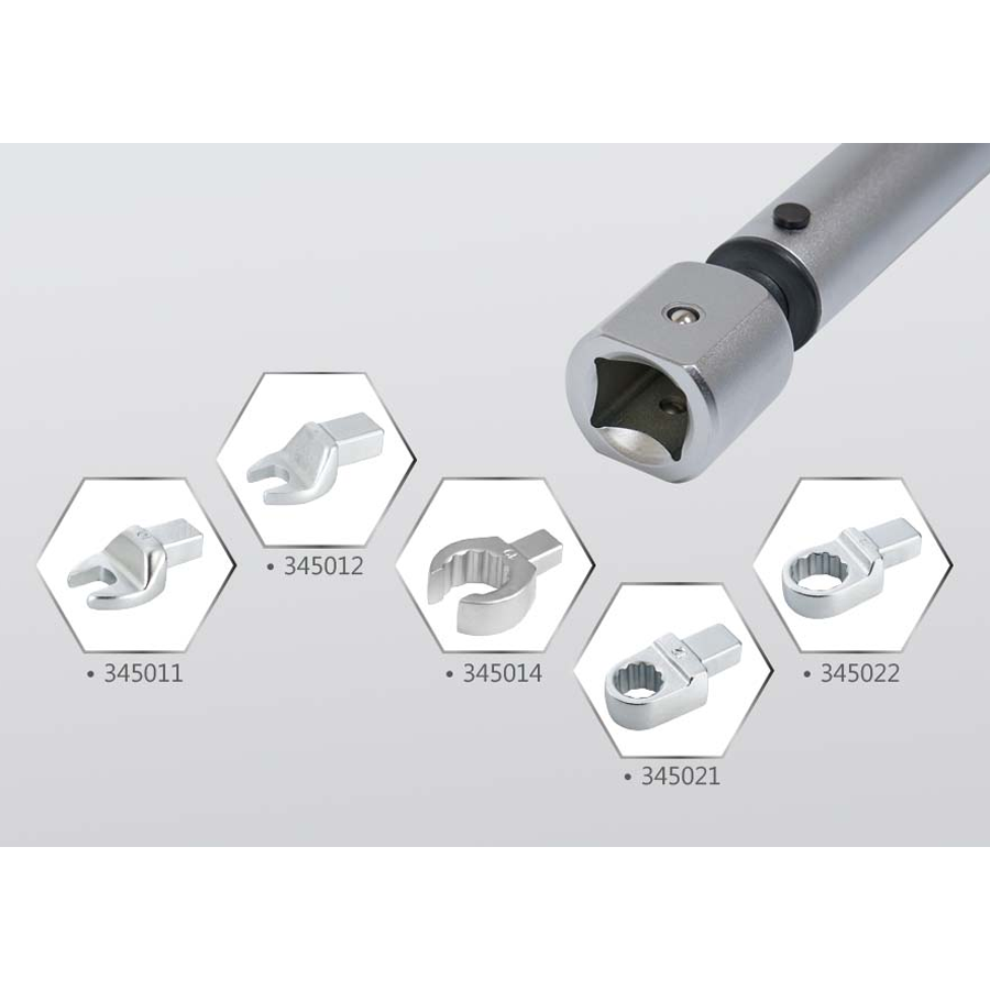 KING TONY Profi-Werkzeuge - Drehmomentschlüssel, rechteckiger Steckkopf 14x18 mm- 200-1000 Nm 345228DG