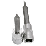 Kraftwerk PRO LINE 1/2" Schraubendreher-Steckschlüsseleinsatz Innen TX, TORX mit Bohrung, 200 mm lang, TS30