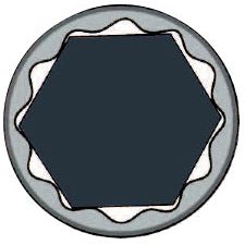 Kraftwerk PRO LINE Doppelringschlüssel 10 x 11 mm