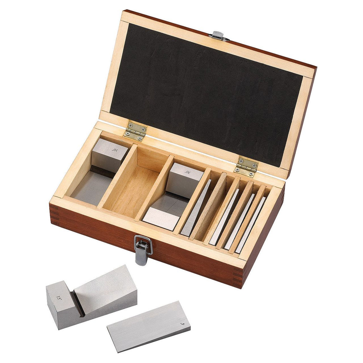 BERNARDO Endmass-, Mess und Prüfsätze – Modell Universal-Winkelendmaßsatz 8-tlg.