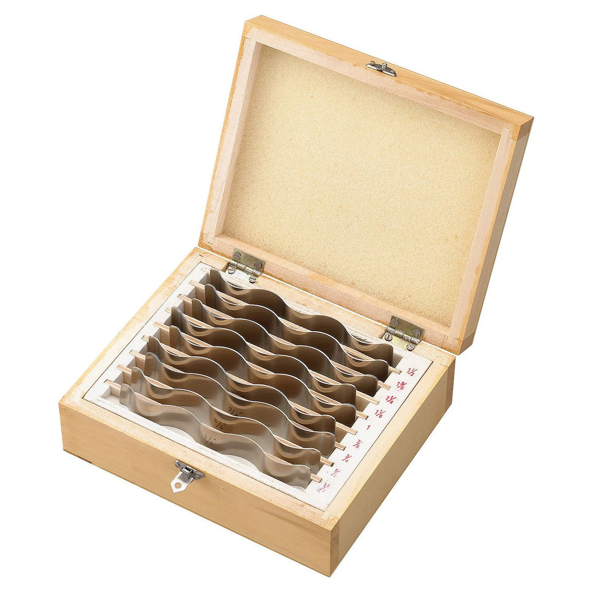 BERNARDO Mechanische Spannelemente – Modell Wellenförmige Parallelunterlage 18-tlg.