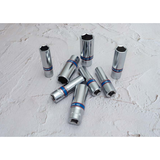 KING TONY Profi-Werkzeuge - 3/8" Steckschlüssel-Set, lang, metrisch - 8 tlg. 3508MR