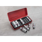 KING TONY Profi-Werkzeuge - 3/8" Zoll Steckschlüssel-Set, lang - 8 tlg. 3508SR
