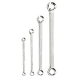 Kraftwerk PRO LINE TX-Doppelringschlüssel, TORX, E6 x E8 - E20 x E24, 4-tlg