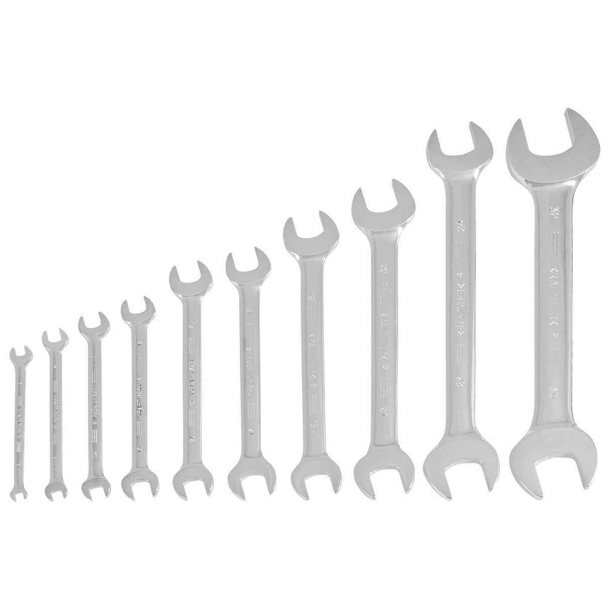 Kraftwerk PRO LINE Doppel-Maulschlüssel-Satz, 6 - 32 mm, 10-tlg