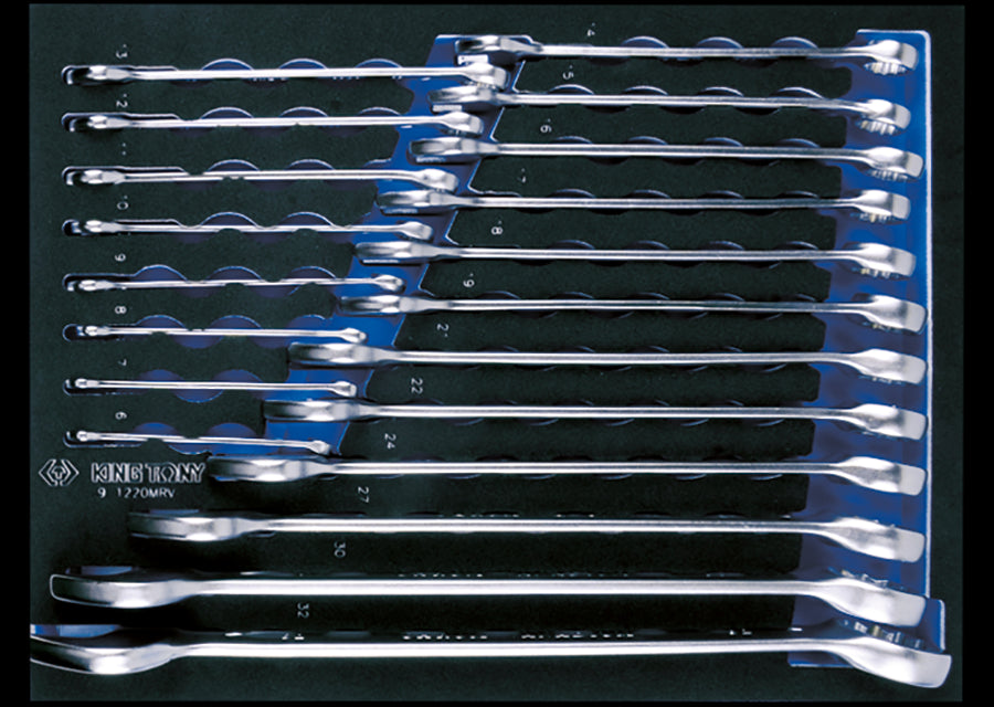 KING TONY Profi-Werkzeuge - Kombi-Schlüssel, metrisch- 20  tlg. 91220MRV