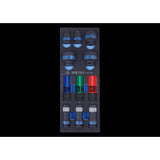 KING TONY Profi-Werkzeuge - 1/2" Steckschlüssel-Set, EVAWAVE - 11 tlg. 94401MPV